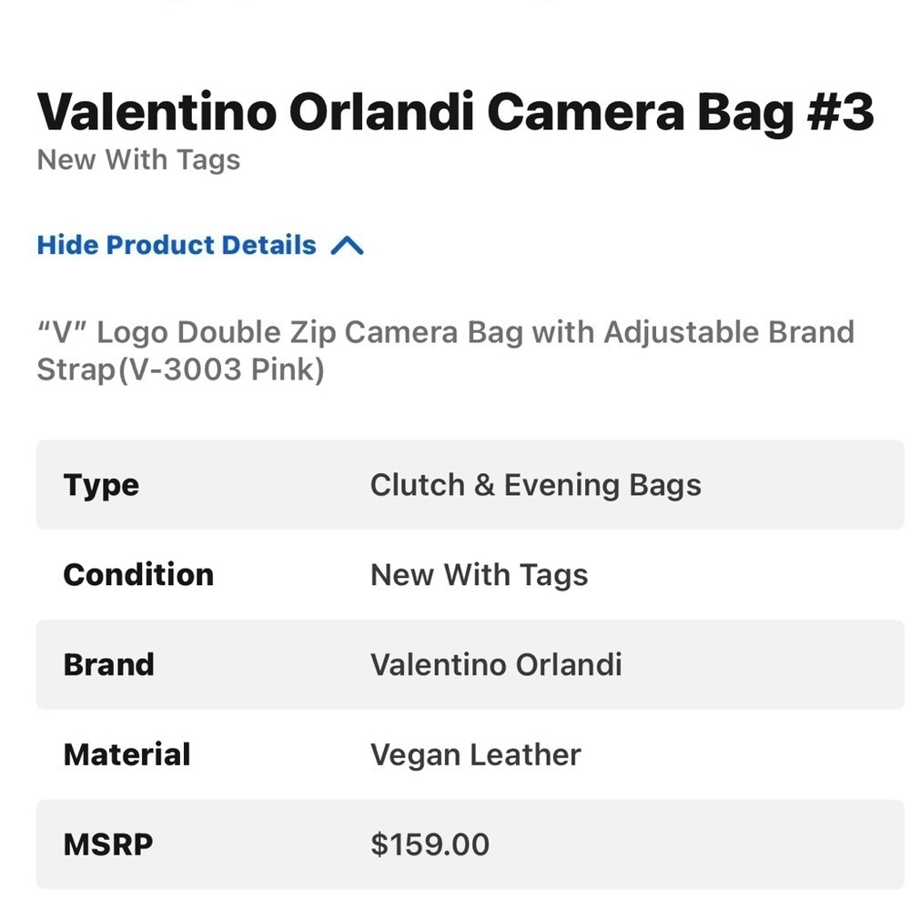 NWT Valentino Orlandi‎ Camera Bag🔥🔥 - Picture 6 of 6